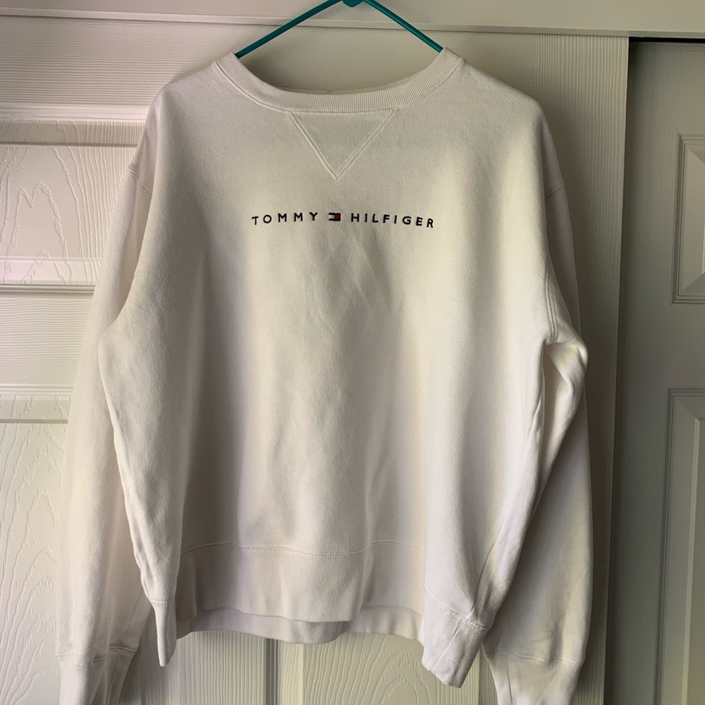 White Tommy Hilfiger Sweatshirt